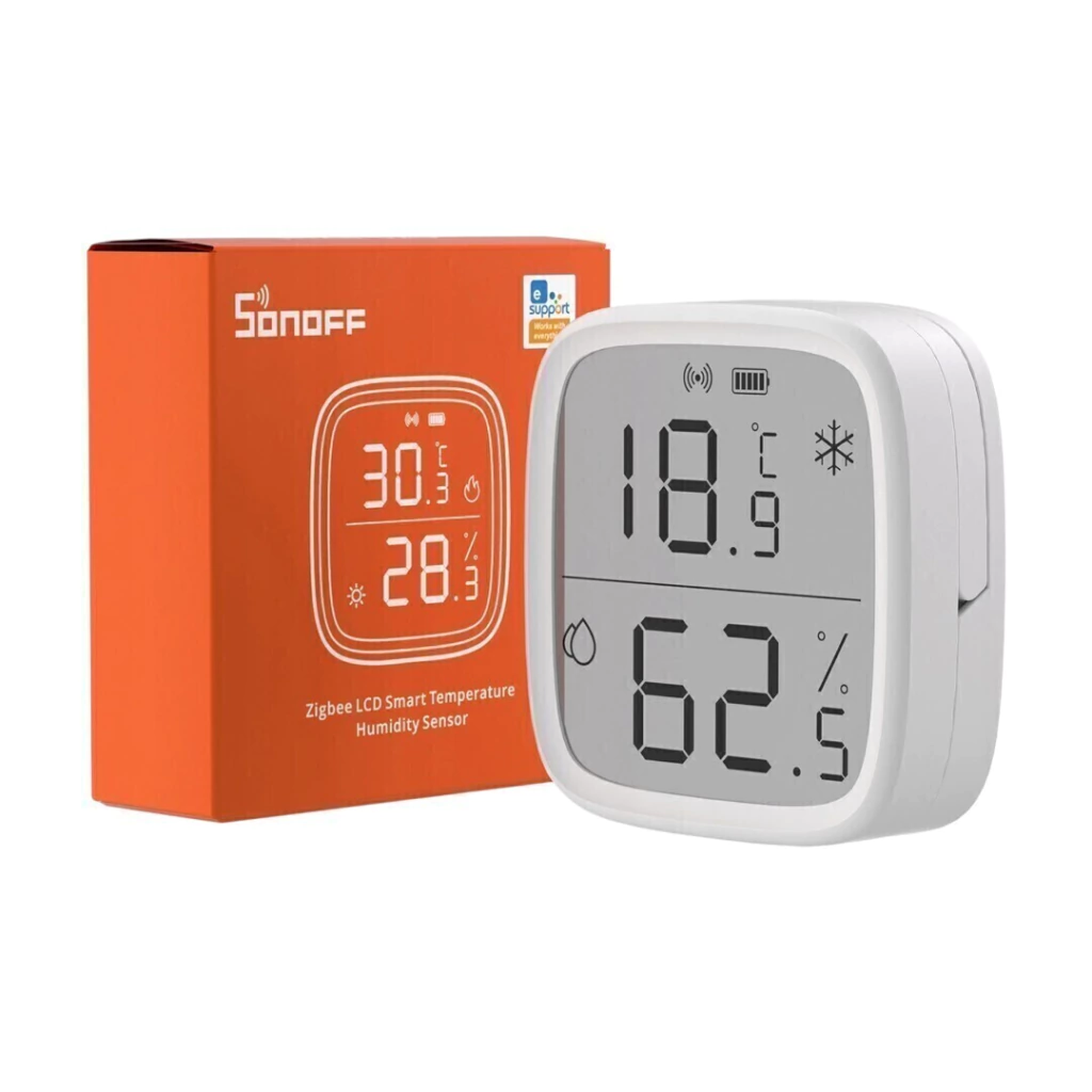 Sonoff SNZB-02D - Sensor Temperatura y Humedad con Display LCD Zigbee