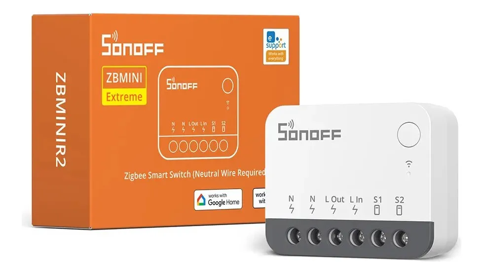 Sonoff ZbminiR2 - Interruptor Inteligente Zigbee (Con Neutro)