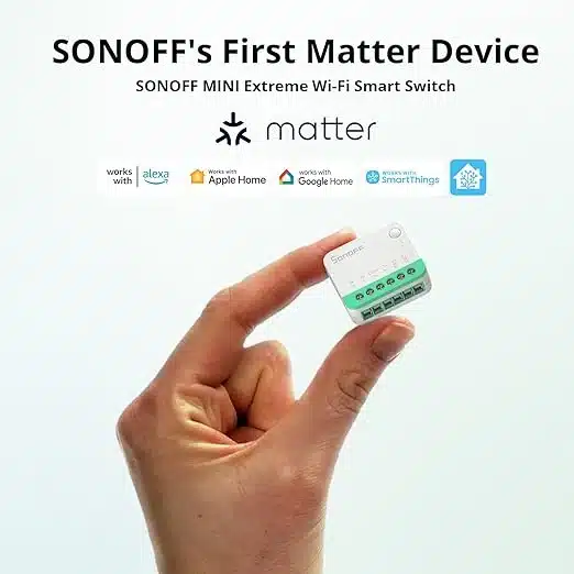 Sonoff MINIR4M - Relé Interruptor Inteligente WiFi Matter HomeKit - Imagen 2
