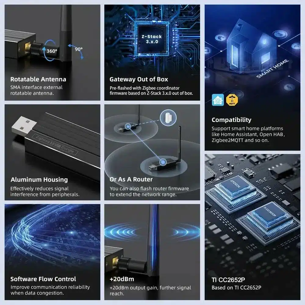 Sonoff Dongle E Plus - HUB Home Assistant Zigbee - Imagen 2