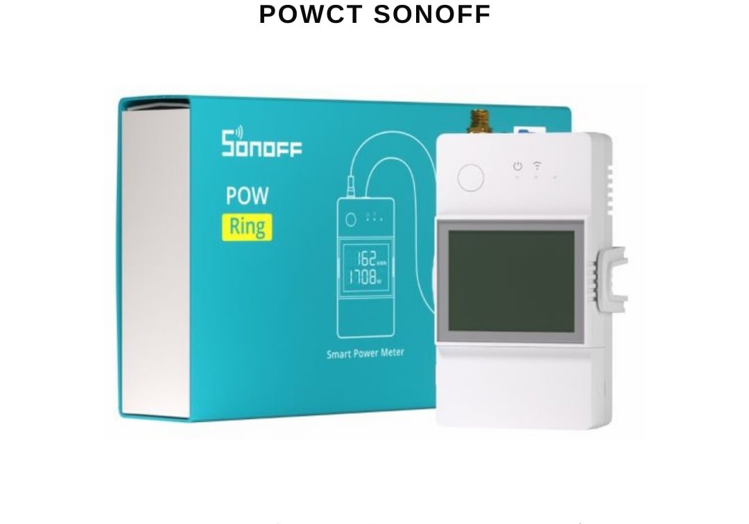 Sonoff POWCT - Relé Interruptor Inteligente Medidor Energia 100A WiFi
